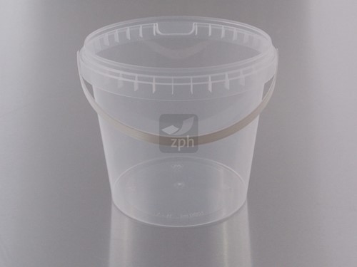 JONICUPS PP BEKER ROND + DEKSEL + HENGSEL Ø 133x108 mm 1000 cc Transp reusable