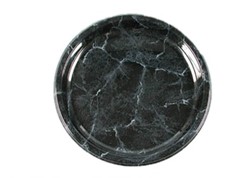 BORD PET GEMARMERD 26 cm rond     ROM8701