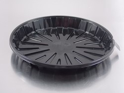 BODEM APET ZWART ROND Ø 28,5 cm 20 mm hoog serie Actipack