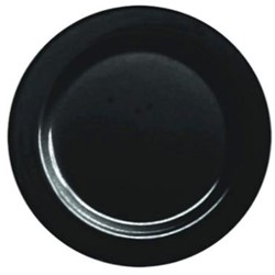 BORD DINNER EN BUFFET  ROND Ø 23 cm  ps  zwart  mozaik 