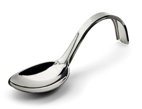 AMUSE CURRLY SPOON 13 cm ZILVER