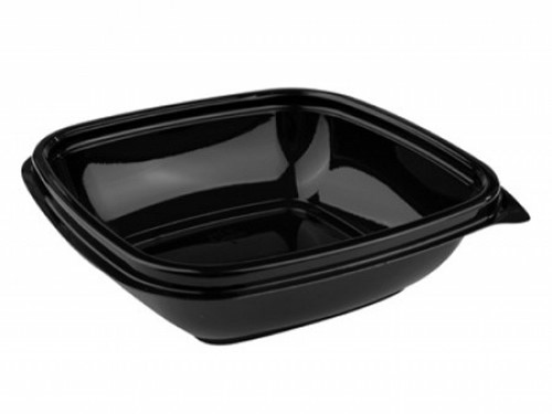 Bowl vierkant square RPET zwart 12x12 cm 250 ml doos a 500 st.  BOW95008