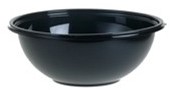 SALADE BOWL PETE ROND  Ø 23 x 8 cm 1500 ml  ZWART
