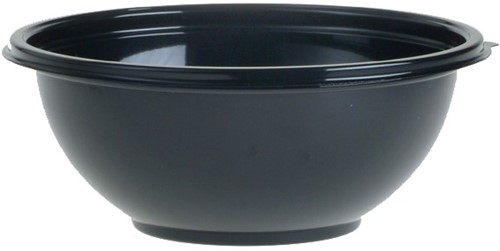 SALADE BOWL ROND Ø 18 cm 1000 ml ZWART  BOW92032