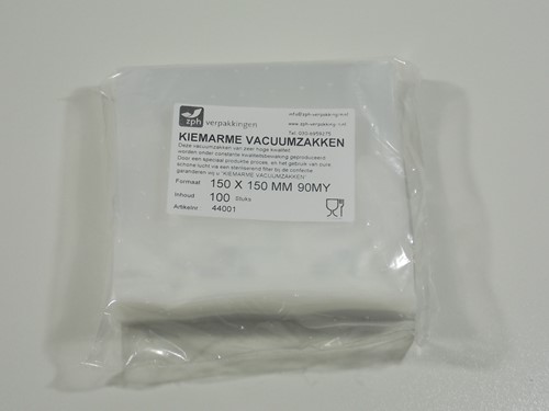 VACUUMZAK 15 x 15 cm BUIS 90 mµ