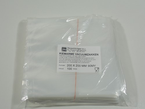 VACUUMZAK 20 x 20 cm BUIS 90 Mµ