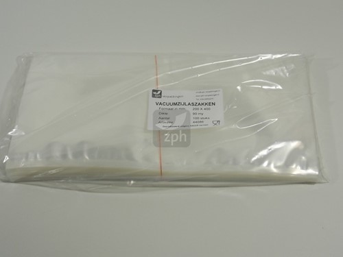 VACUUMZAK 20 x 40 cm ZIJLAS 90 mµ