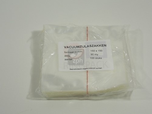 VACUUMZAK 15 x 15 cm ZIJLAS 90 mµ