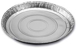 ALUMINIUM SCHAAL ROND boven 30 cm , bodem  26 cm
