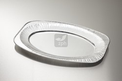 CATERINGSCHAAL  ALUMINIUM  OVAAL 550x362x25 mm