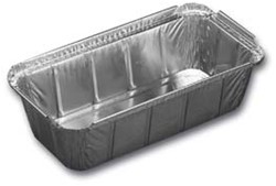 ALUMINIUM BAK 214x110x54 mm 910 ml