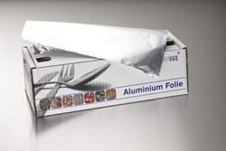 ALUMINIUM FOLIE ROL 30 cm breed x 250 meter  11 mµ
