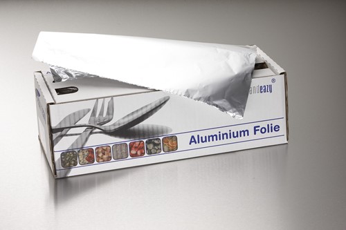 ALUMINIUM FOLIE ROL 50 cm breed  x 150 meter  11,5 mµ