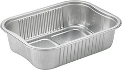 ALUMINIUM BAK 178x136x45 mm 750 ml Smoothwall Ready2Cook  0072610200  hoog