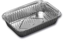 ALUMINIUM BAK 207x141x39 mm 845 ml