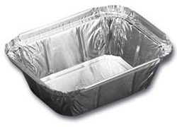 ALUMINIUM BAK122x96x34 mm 250 ML