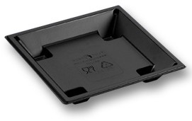 FONDUE GOURMET SCHOTELTJE APET 141x141x24 mm 200 ml ZWART SERIE GOURMET