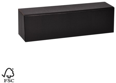 1 FLES WIJNDOOS LINO zwart linnenstructuur liggend 95x95x365 mm binnen