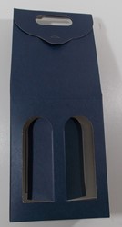 2 FLES DRAAGKARTON GOLFKARTON 180x90x385 mm BLAUW