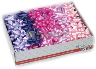 STARBOW 92 mm  MIX roze paars 15 x 65 mm  doos a 100 stuks assorti