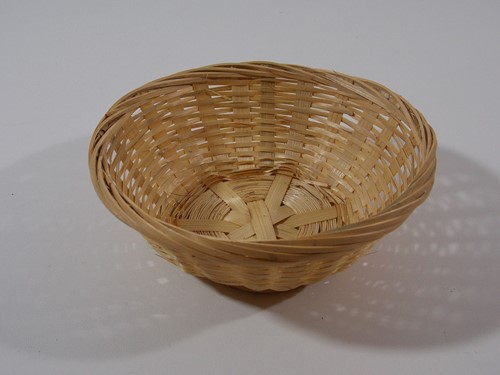 BAMBOEMAND ROND 17 cm 5 cm hoog