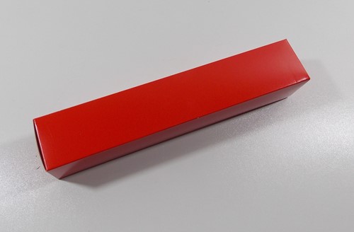BANKET STAAFKOKER DOOS  ROOD NEUTRAAL 123  060x060x320 mm