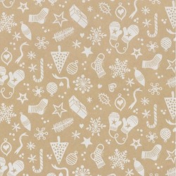 DESSIN INPAK CADEAU PAPIER KERST dessin 078 50 cm  FSC Mix Credit