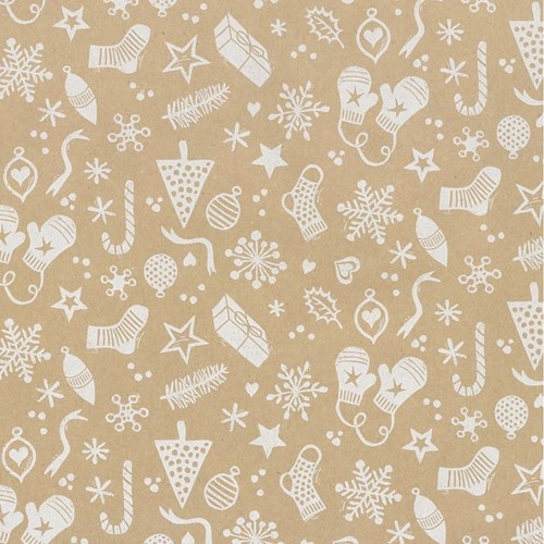 DESSIN INPAK CADEAU PAPIER KERST dessin 078 30 cm  FSC Mix Credit