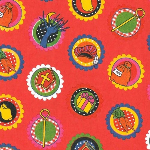 SINT DESSIN INPAK CADEAU PAPIER SINT 50 cm 024