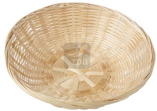 BAMBOEMAND rond 25 cm  x 8 cm HOOG    RP418 MF110