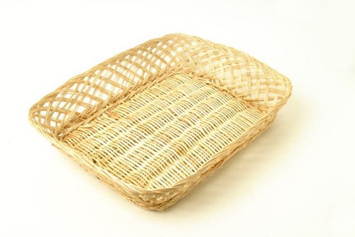WILGEN MAND RECHTHOEK 39x32x8 cm NATUREL RP403
