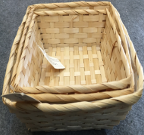 BAMBOE MAND RCHTHOEK 20x17x7 cm NATUREL MF612