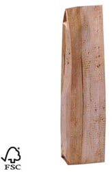 WIJNFLESZAK 1 FLES  85x170x440 mm HOUTMOTIEF