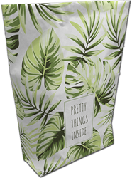KERSTMIS PAPERBAG 500x130x800 mm Pretty things groen incl  knijper L