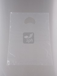 DRAAGTAS DKT LDPE 25x30 cm 50 mµ op blok met 2 ophang ogen