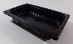 1/4 GASTROBAK  260x160x 50 mm 1400 cc  ZWART PP