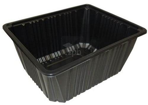 SEALBAK PP 230x190x90 mm 2900 cc ZWART PSW 23199