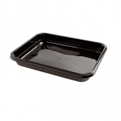 GASTROBAK H3NP /43  308x240x43 mm SPUITGIET  ZWART