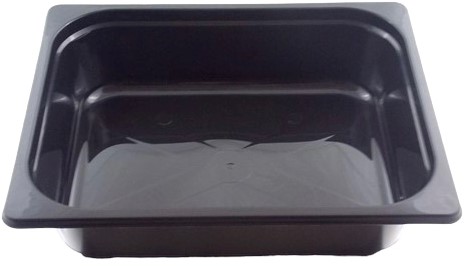 SCHUIMSCHAAL 225x175x40 mm 3S-40 hoog  absorptie ZWART
