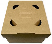 Menu hamburgerbox minigolf, vetwerend 117x116,5x99 mm plano  Regular , doos a 150 stuks-3