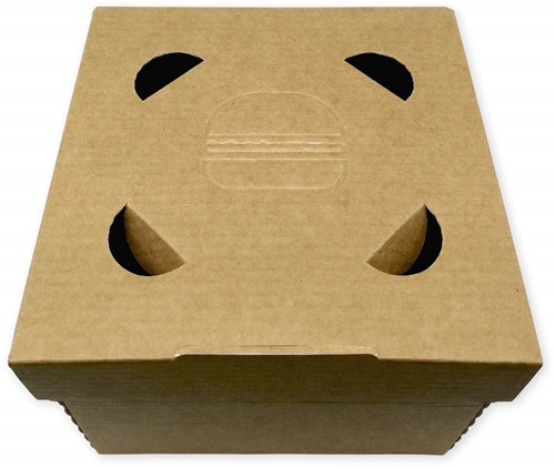 Menu hamburgerbox minigolf, vetwerend 117x116,5x99 mm plano  Regular , doos a 150 stuks-3
