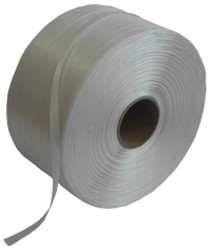 Polyesterband 25mm x 500mtr - 1 rol wit - G&F Verpakkingen
