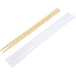 CHOPSTICKS HOUT 21 cm  in papieren zakje  BLANCO