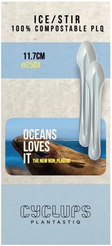 CYCLUPS IJSLEPELS BIO 11,7 cm doos a250 st