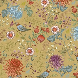 DESSIN INPAK CADEAU PAPIER BIRDY BLOSSOM KRAFT 30 cm 250 meter K401756/7