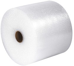 Cymax 2 rollen luchtkussenfolie voor verhuizing, in totaal 300 mm x 22 m, kleine luchtbellen voor verpakking, verzending, geperforeerd om de 30 cm, 20
