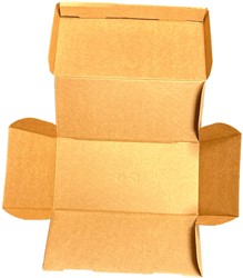Hamburgerbox minigolf, vetwerend 234x116,5x99 mm plano  Regular , doos a 175 stuks