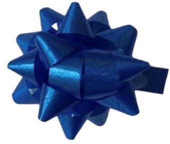 STARBOWS plakstrikken 50 mm BLAUW a 100 stuks