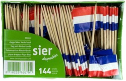 COCKTAIL Vlagprikker Nederland   ds. à 500  stuks    FSC Mix Credit