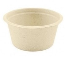 Suikerriet portiecup sausbakje 55 - 60 ml 2oz  incl AB verpakking en verk. punt 